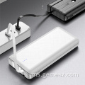 10000mAh Power Bank dengan Empat Kabel Pengecas Built-In